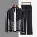 Middle-aged Dads Spring Western-style Coat And Sportswear Set