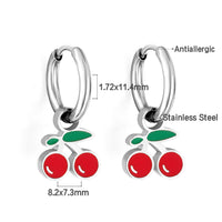 Niche Design Drop Oil Earrings
