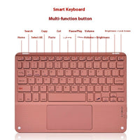 Bluetooth Keyboard With Touch For Mobile Phone Tablet Wireless Rechargeable