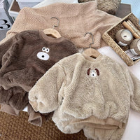 Korean Style Male And Female Children's Loungewear Baby Girl