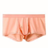Men's Trunk Ice Silk Thin Nude Feel See Through Breathable Underwear