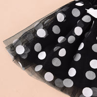 Ghost black and white mesh skirt