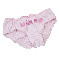 Heart Printing Cotton Lace Classic Panties