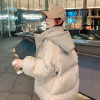 Korean Style Loose Autumn Winter Coat Cotton-padded Jacket