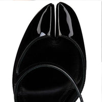 Go-Getter Girl Style Low-cut Toe Cap Sexy Stiletto Heel Cross Strap Hollow