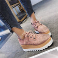 Thick-soled platform shoes