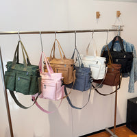 Korean Style Simple Large Capacity Fashion Corduroy Shoulder Bag