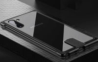 Transparent glass mobile phone case