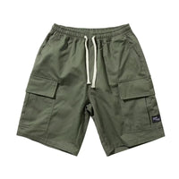 Summer Hong Kong Style Short Sleeve Shirt Coat Shorts Three-piece Suit