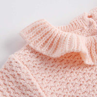 Temperament ruffled shorts long-sleeved top two-piece suit