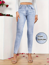 Womens Stretch Denim Pants For Spring And Autumn