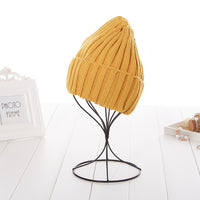 Lovers knitted hat candy color