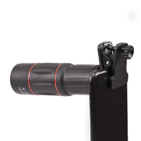 Compatible 18X Telescope Zoom Mobile  Lens ForSamsung Smartphones Universal Clip Telefon Camera Lens With Tripod