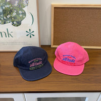 American-style Vintage Striped Patch Baseball Cap
