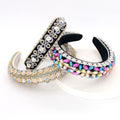 European And American Court Style Luxury Diamond-laid Headband