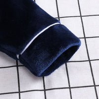 Plus velvet thickened long climbing home clothes