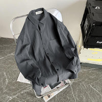 Men's Hong Kong Style Trendy Loose Casual Shirt