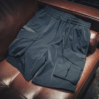 Summer Casual Overalls Pants Men's Loose Fashion Brand Weight-catcher Trendy Thin Pirate Shorts Breeches