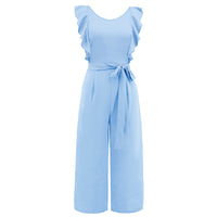 Women's Fashionable Ruffle Lace Jumpsuit