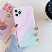 Mobile phone case gradient color marble