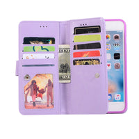 Glitter zipper bag flip cover stand phone case