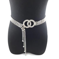 Women's Rhinestone Full Diamond Belt