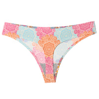 Breathable Printed Seamless Floral Briefs For Women