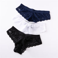 Breathable, seamless, low-rise transparent and hot hollow thong