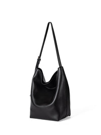 Large-capacity Bucket Solid Color Hand-carrying Shoulder Bag