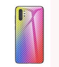 Phone case applies to A51 creative graded carbon fiber toughened glass A91 anti-fall protective case