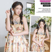 Women's Chiffon Floral Slip Dress