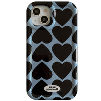 Retro Minority Blue Love Mobile Phone Case