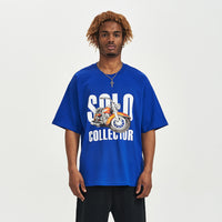 Fashion Loose Cool Short-sleeved T-shirt Men