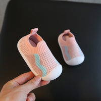 Girls' Flying Woven Breathable Pumps