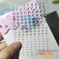 Comes With Sticky Pearl Stick-on Crystals Transparent Photo Shoot