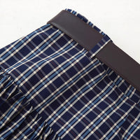 Retro Plaid Skirt That Prevents Wardrobe Malfunctions