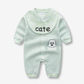 Western Style Long-sleeved Net Red Romper Baby Pajamas Cotton Short-sleeved Princess One-piece