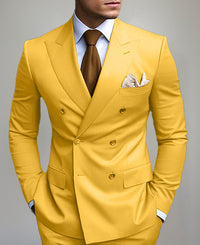 Business British-style Sophisticated Formal Mens Two-piece Suits