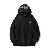 Fashion Hand-painted Letters Embroidered Hoodie Men