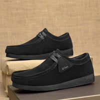 SpringSummer Matte Leather Snail Shoes Popular Online Soft Bottom Casual Leather Shoes Slip-on Gommino Men's Shoes
