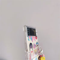 Cartoon Folding Mobile Phone Case Transparent