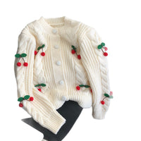 Cherry Younger Sweet Sweater Female Korean Loose And Lazy Style