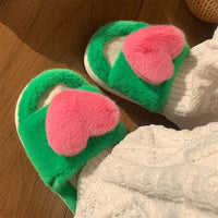 Personality Cute Plush Cotton Slippers Women Fashion Home