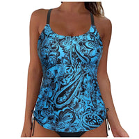 One-piece Swimsuit Round Neck Conservative Vest Swimming Top