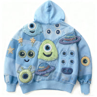 Fashion Casual Printed Polyester Sweater