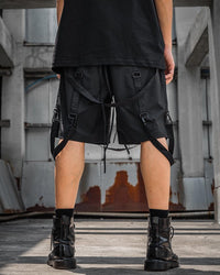 Men's Hip Hop Loose Five Straight Leg Shorts
