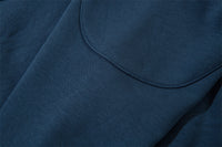 Color Contrast Patchwork Alphabet Plus Velvet Sweater Men