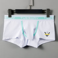 Mesh Elephant Nose Boxers Cotton Men's Bullet Separation Boxer Briefs