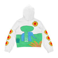 Illustration Impressionist Couple Cartoon Hooded Sweatshirt