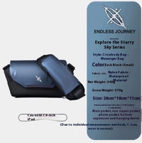 Light And Shadow Planetary Camera Crossbody Nebula Large Capacity Boys Shoulder Riding Chest Bag